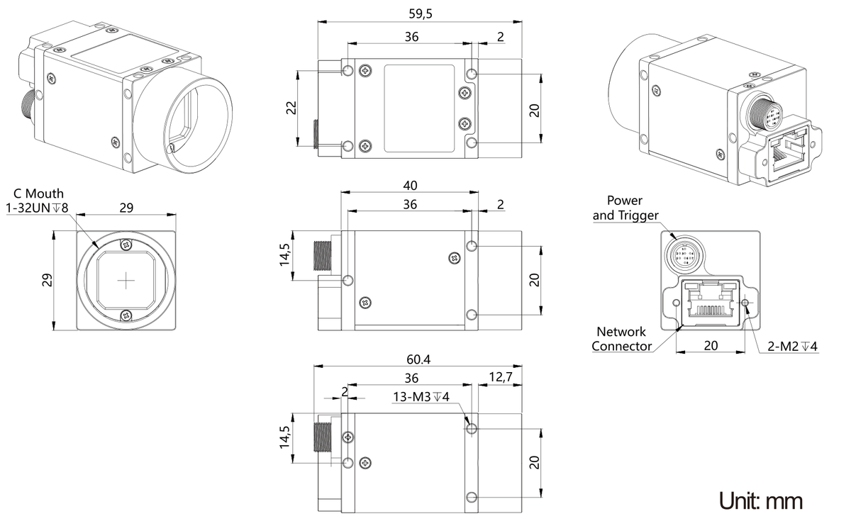 LS-CMR-0367 dimensions (mm)