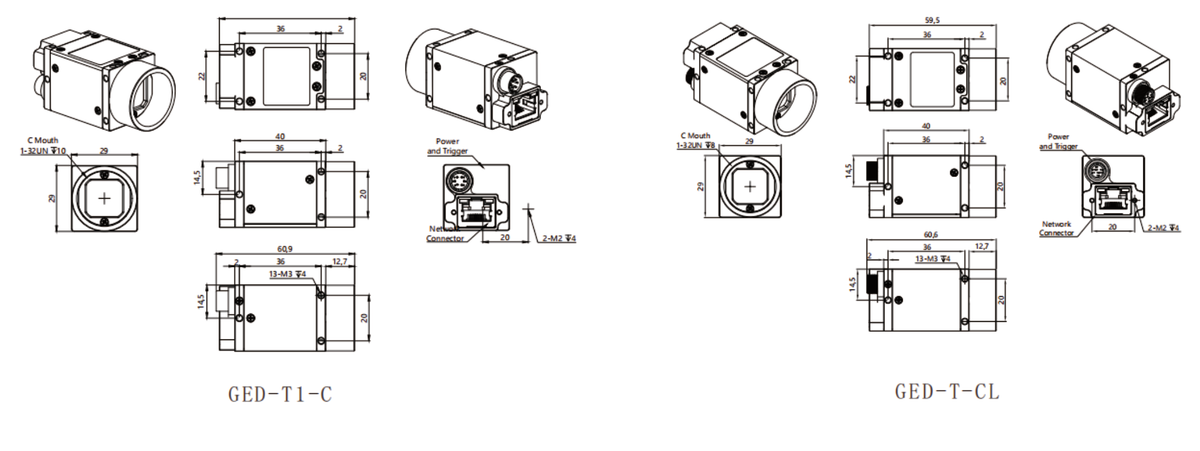 LS-CMR-0366 dimensions (mm)