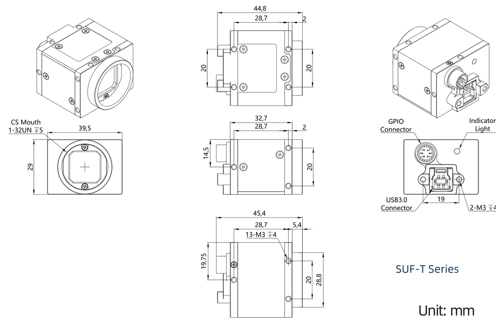 LS-CMR-0378 dimensions (mm)