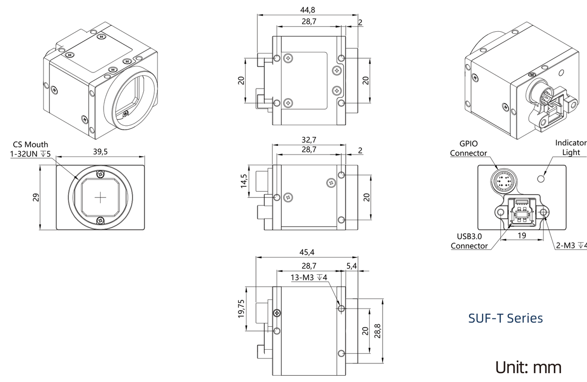 LS-CMR-0378 dimensions (mm)