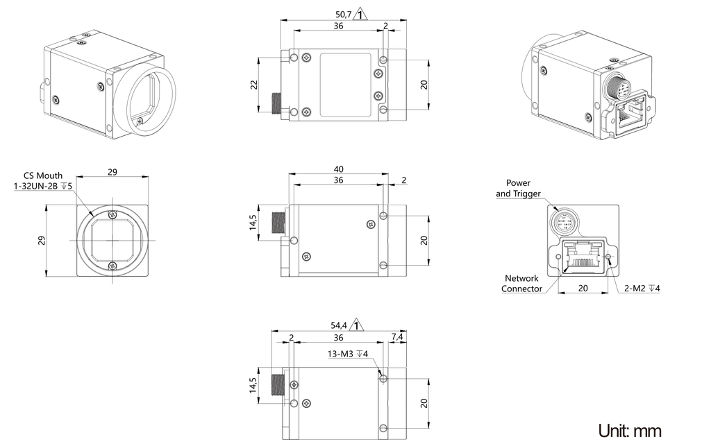 LS-CMR-0409 dimensions (mm)