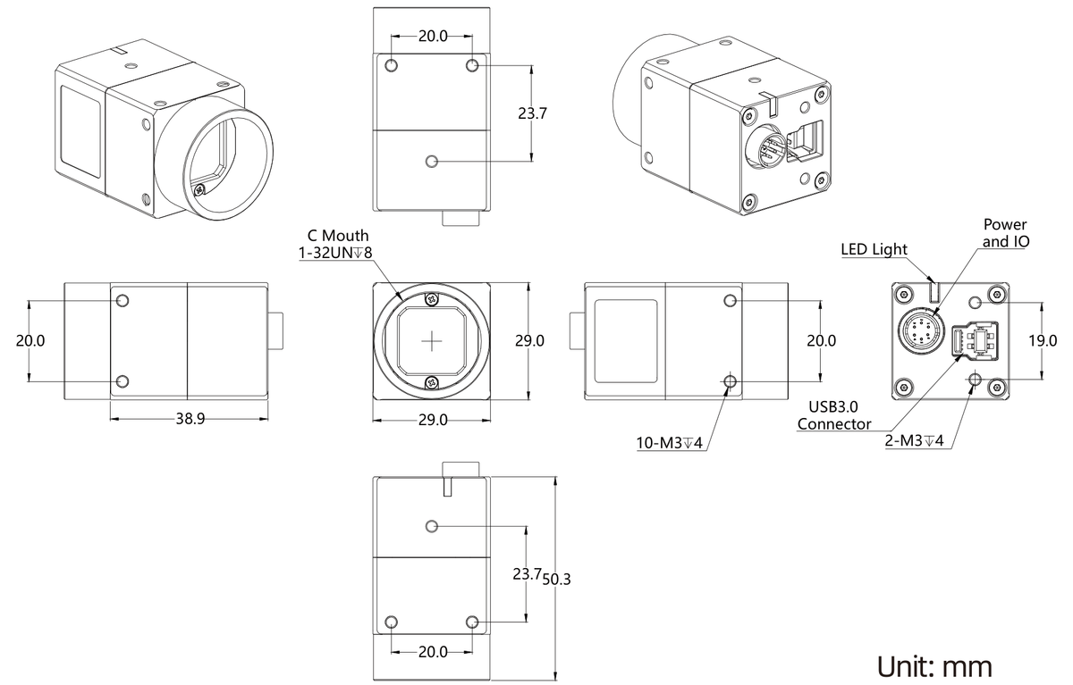 LS-CMR-0461 dimensions (mm)