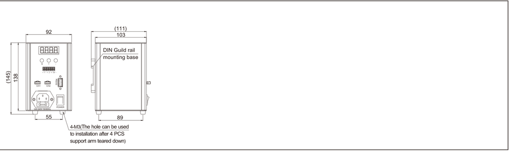 LS-CTL-0002 dimensions (mm)