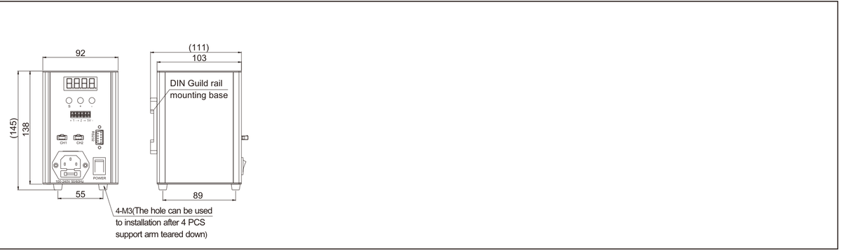 LS-CTL-0002 dimensions (mm)