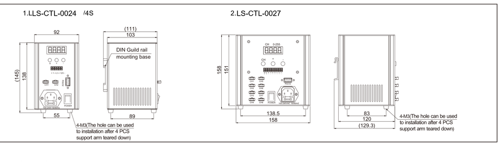 LS-CTL-0024 dimensions (mm)