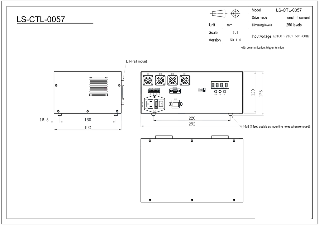 LS-CTL-0057 dimensions (mm)