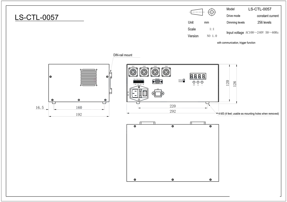 LS-CTL-0057 dimensions (mm)