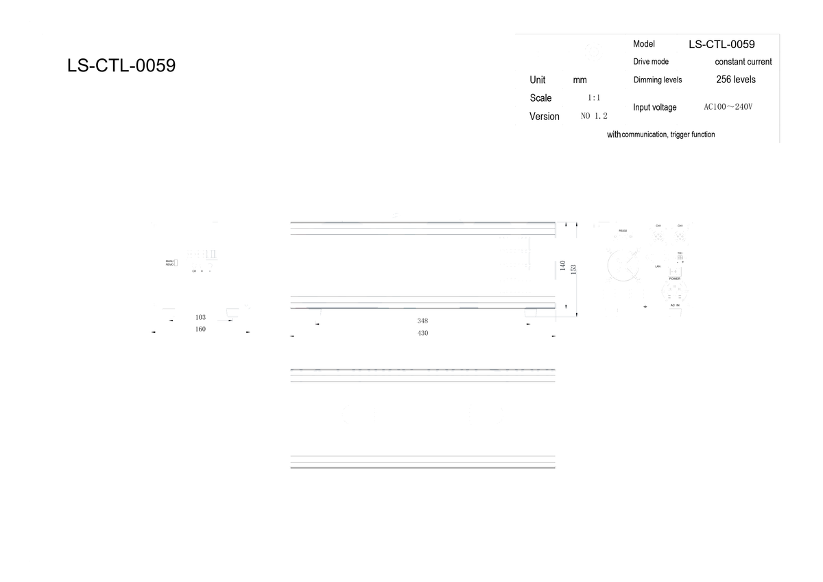 LS-CTL-0059 dimensions (mm)
