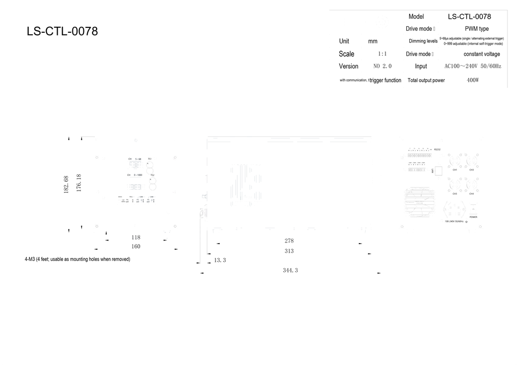 LS-CTL-0078 dimensions (mm)