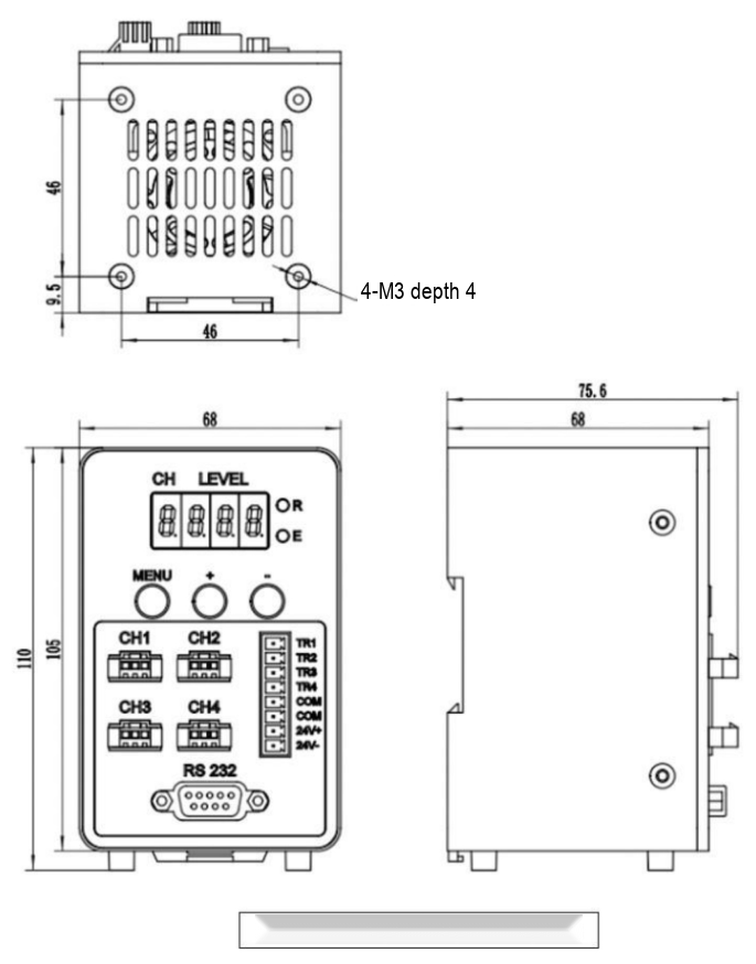 LS-CTL-0524 dimensions (mm)