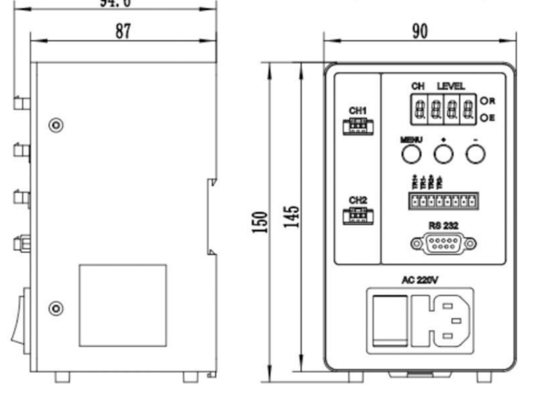 LS-CTL-0539 dimensions (mm)