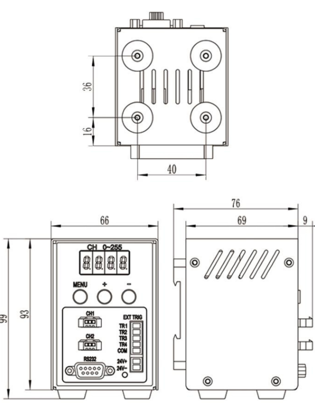 LS-CTL-0545 dimensions (mm)