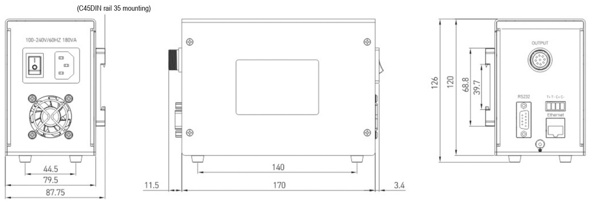 LS-CTL-0579 dimensions (mm)
