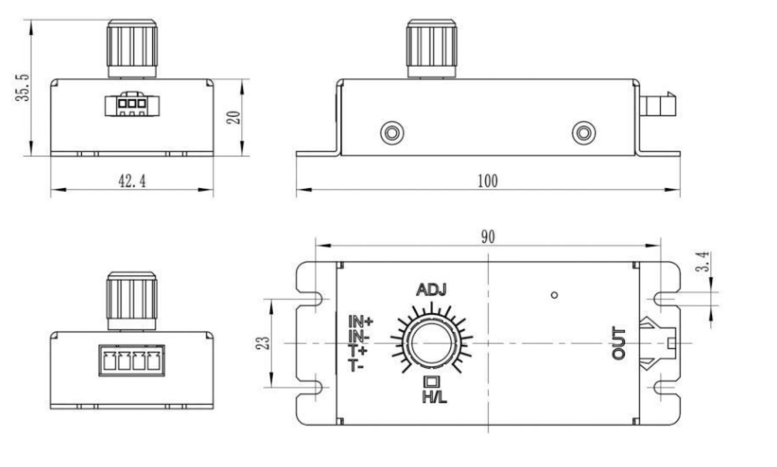 LS-CTL-0093 dimensions (mm)
