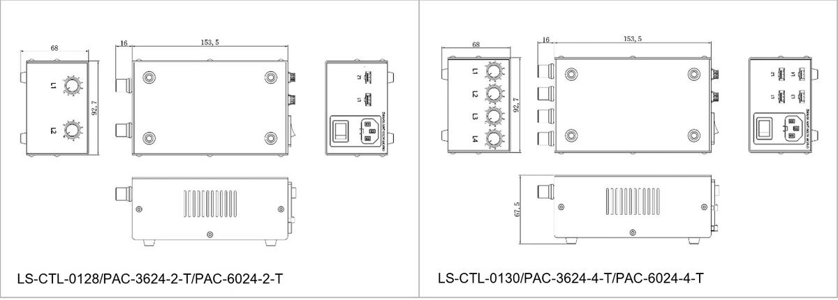 LS-CTL-0128 dimensions (mm)