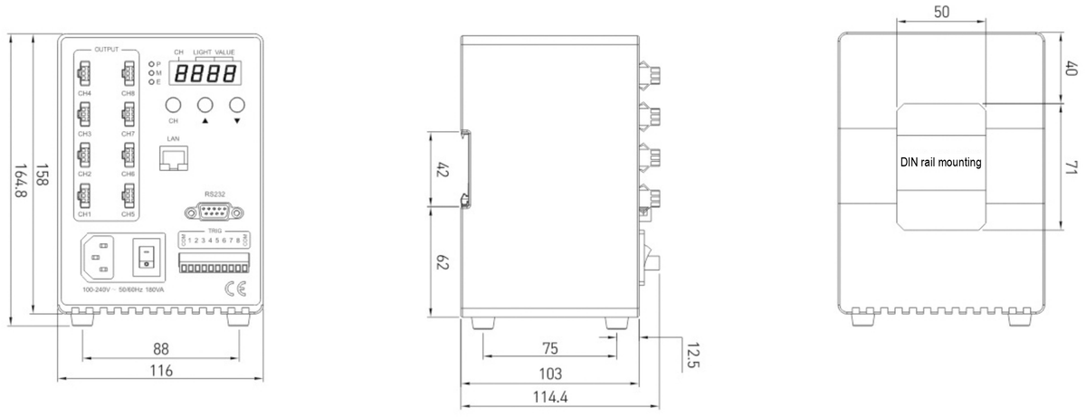 LS-CTL-0163 dimensions (mm)