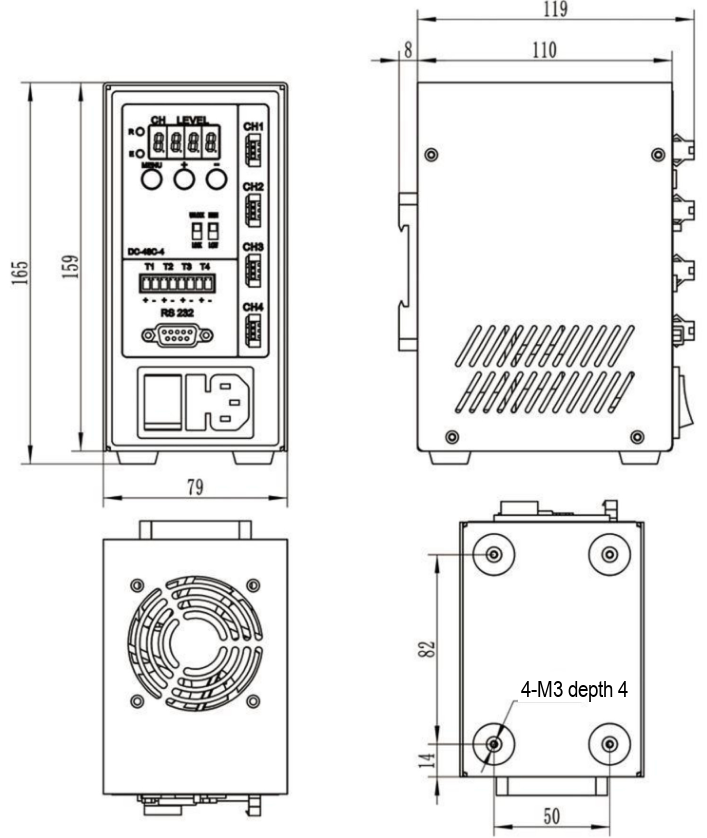 LS-CTL-0169 dimensions (mm)