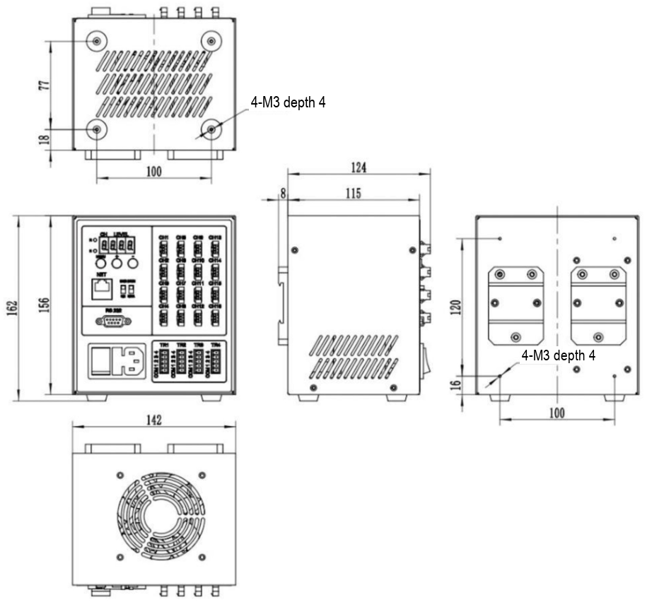 LS-CTL-0205 dimensions (mm)