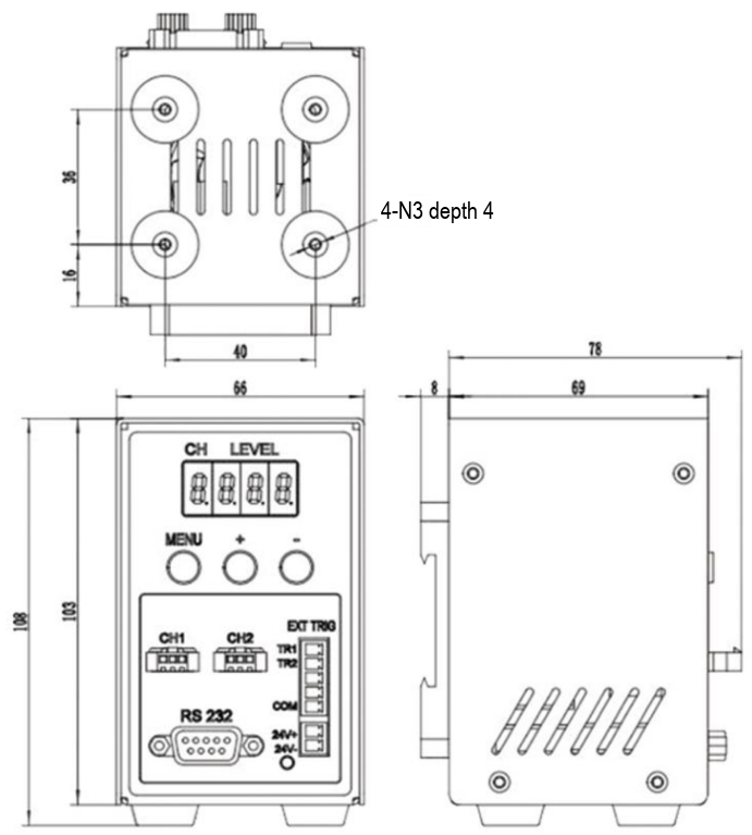 LS-CTL-0206 dimensions (mm)
