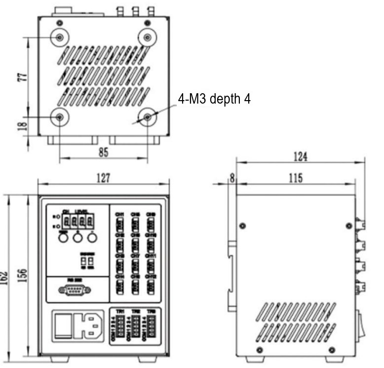 LS-CTL-0215 dimensions (mm)