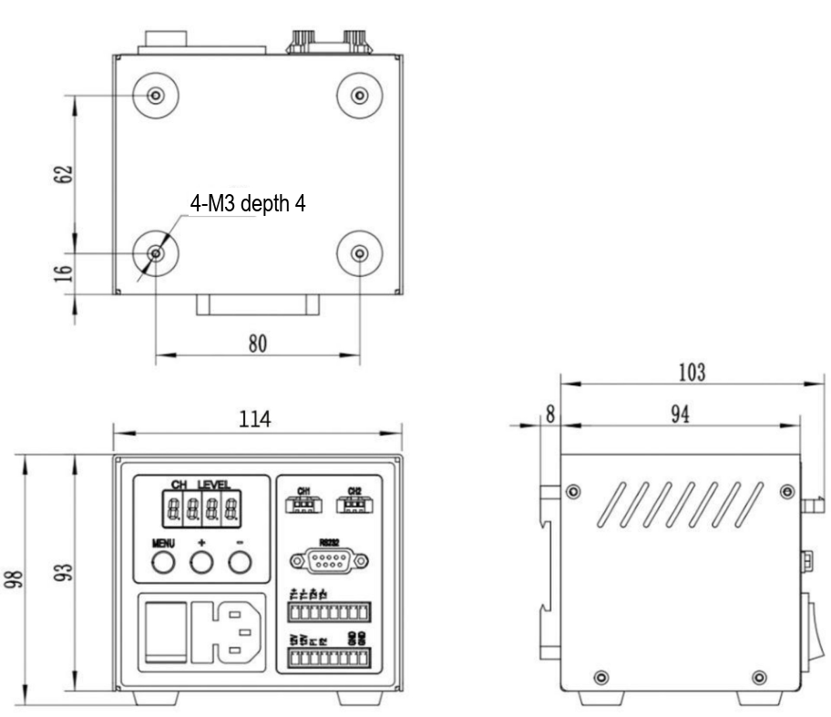 LS-CTL-0387 dimensions (mm)