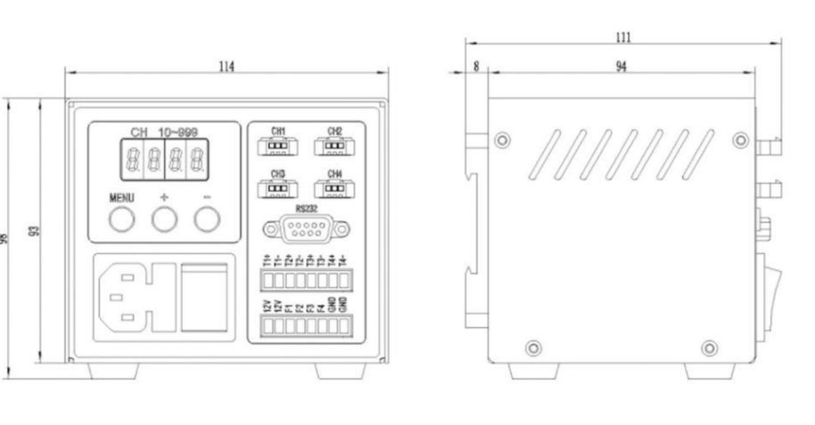 LS-CTL-0393 dimensions (mm)