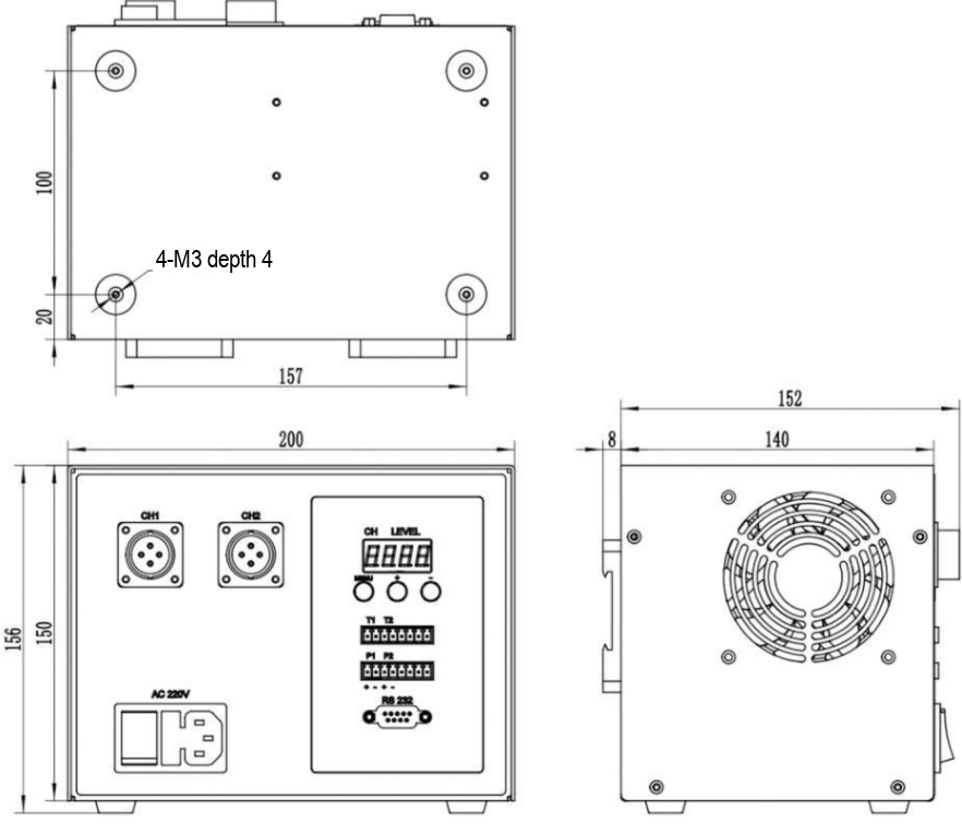 LS-CTL-0395 dimensions (mm)