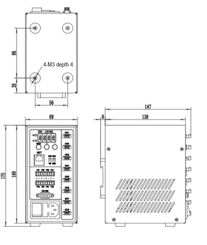 LS-CTL-0424 dimensions (mm)