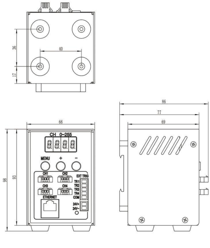 LS-CTL-0427 dimensions (mm)
