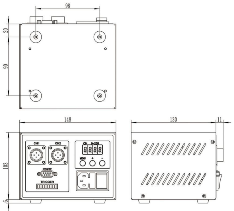 LS-CTL-0442 dimensions (mm)