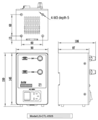 LS-CTL-0505 dimensions (mm)