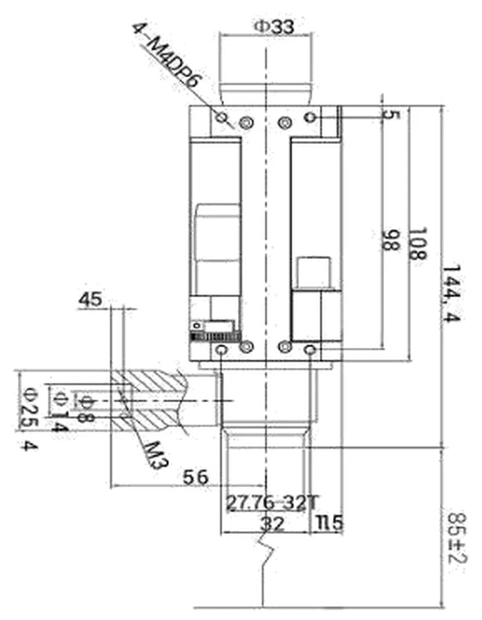 LS-CTV-0066 dimensions (mm)
