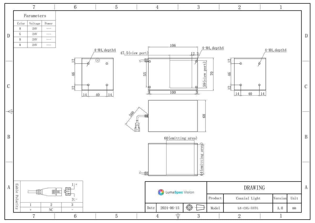 LS-CXL-0091 dimensions (mm)