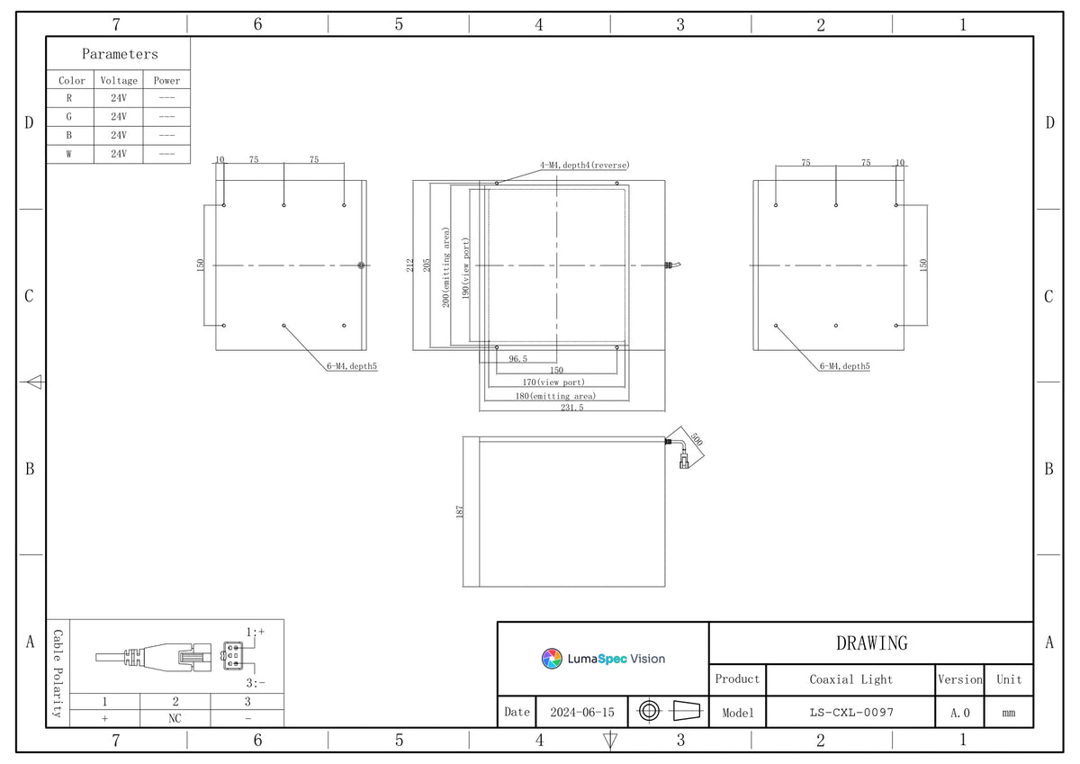 LS-CXL-0097 dimensions (mm)