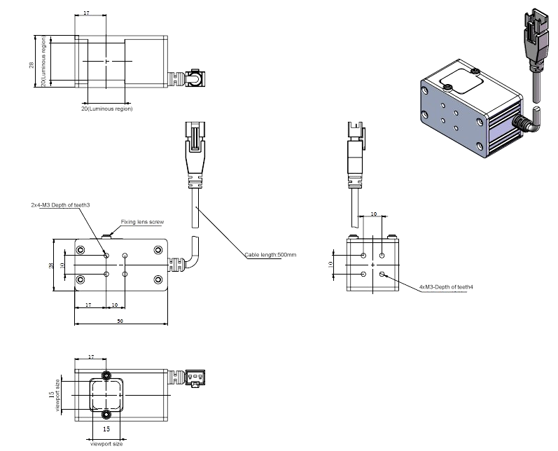 LS-CXL-0049 dimensions (mm)