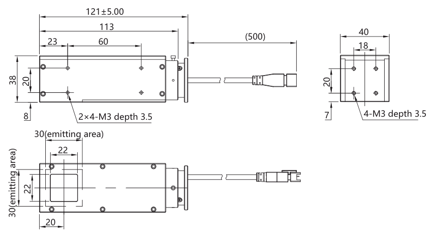 LS-CXL-0116 dimensions (mm)