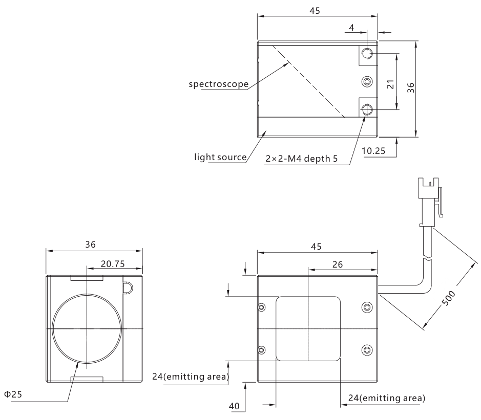 LS-CXL-0142 dimensions (mm)