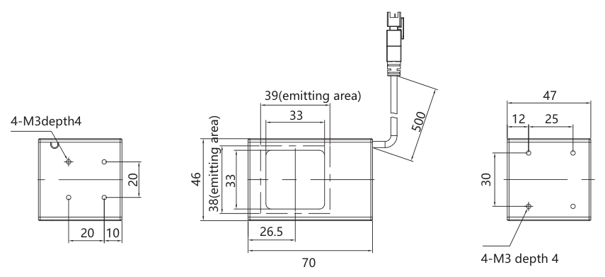 LS-CXL-0152 dimensions (mm)