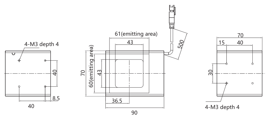 LS-CXL-0153 dimensions (mm)