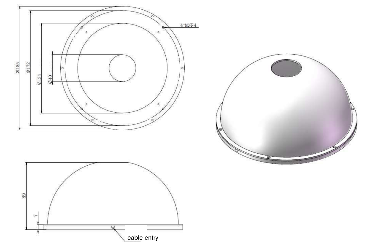 LS-DOM-0079 dimensions (mm)