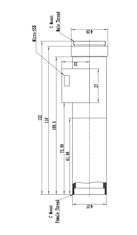 LS-FFL-1647 dimensions (mm)