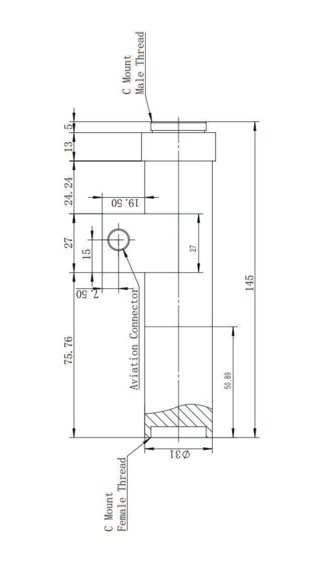LS-FFL-1646 dimensions (mm)
