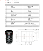 LS-FFL-1706 dimensions (mm)