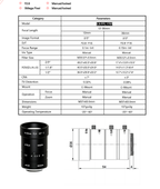 LS-FFL-1707 dimensions (mm)