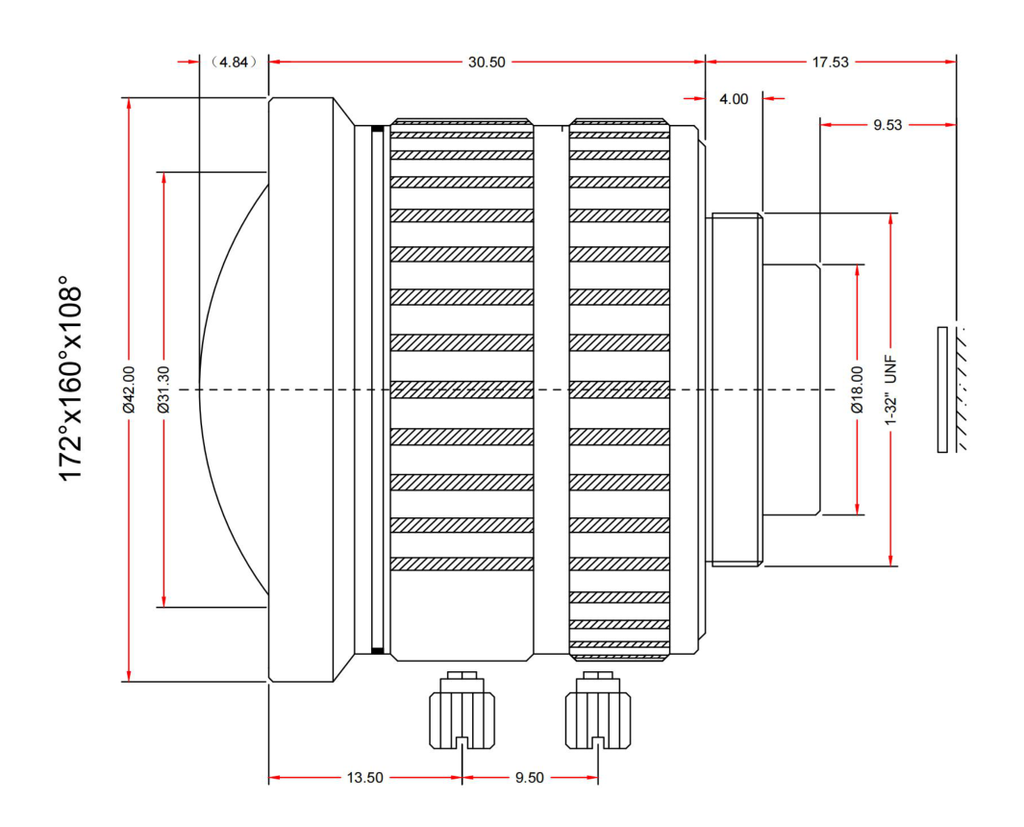 LS-FFL-1145 dimensions (mm)