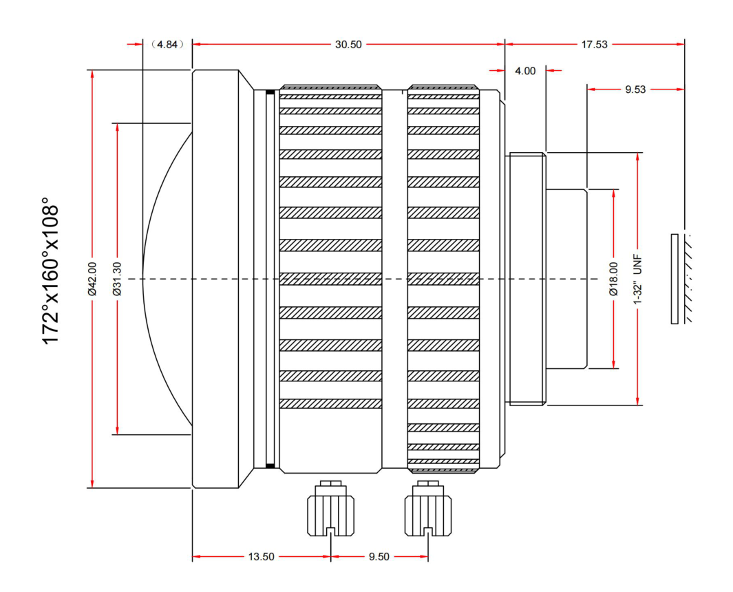 LS-FFL-1145 dimensions (mm)