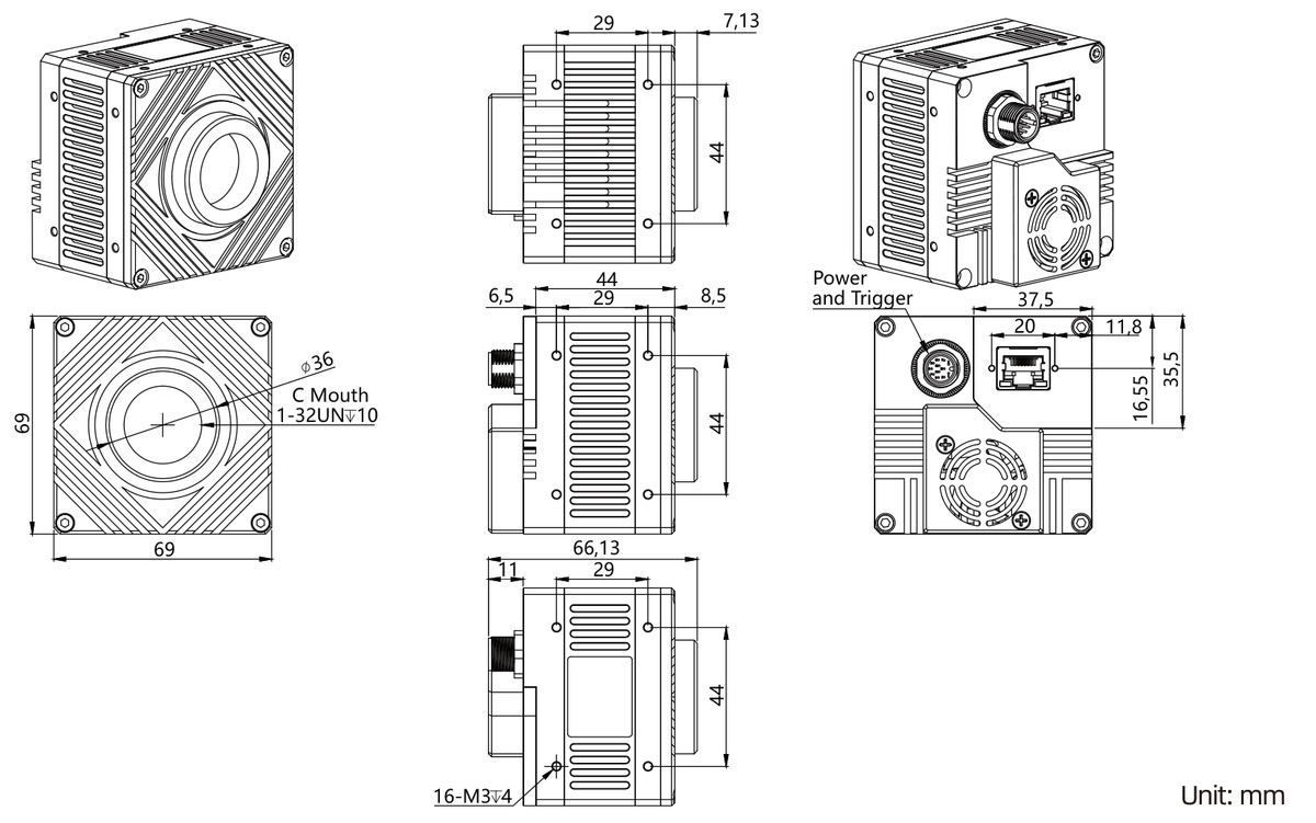 LS-IRC-0028 dimensions (mm)