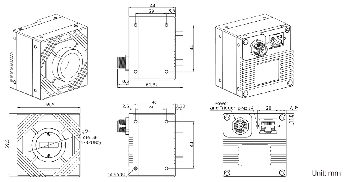 LS-LCM-0064 dimensions (mm)