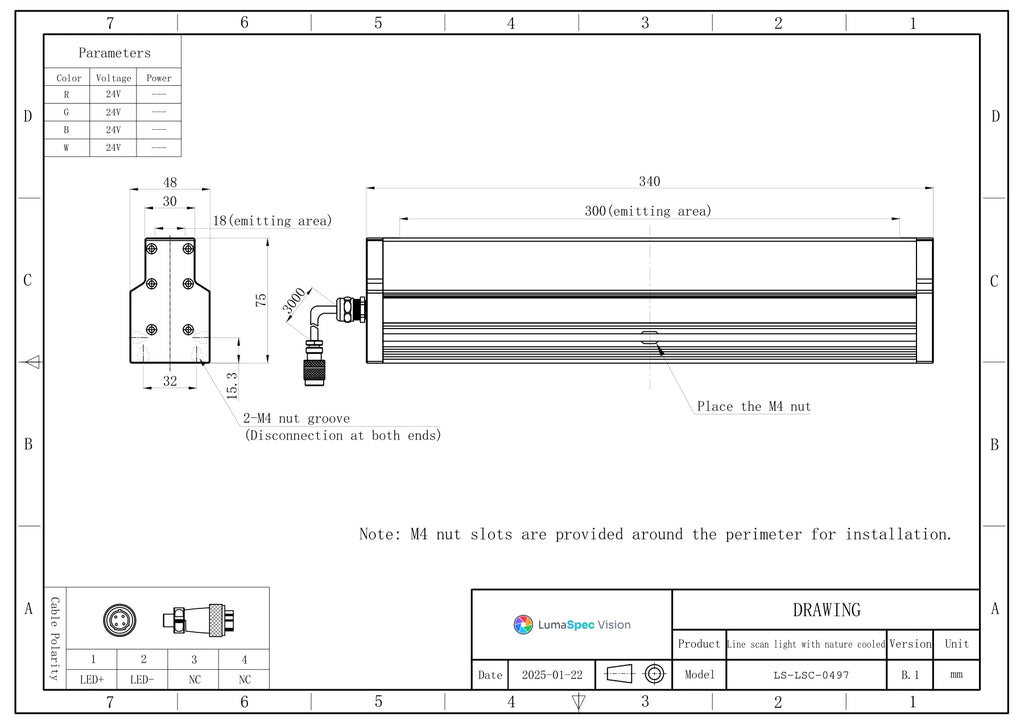 LS-LSC-0497 dimensions (mm)