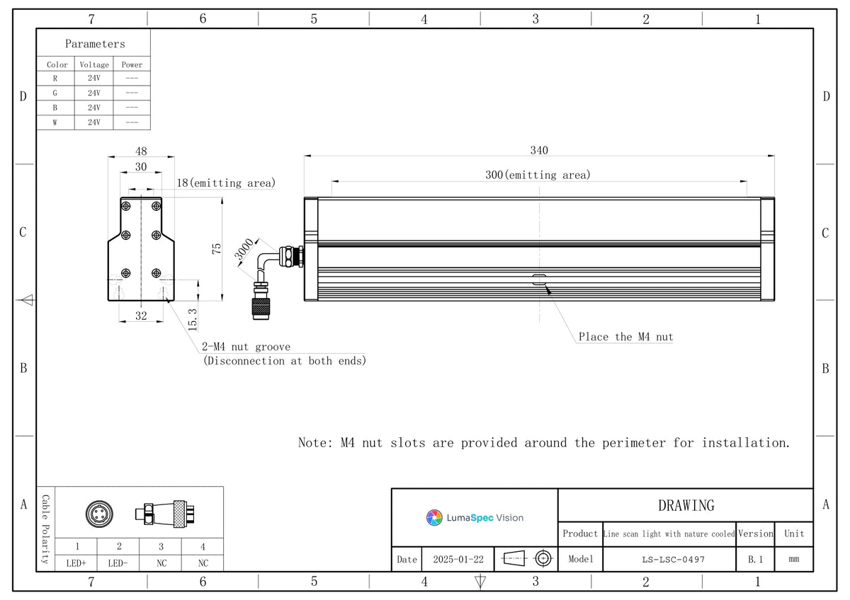 LS-LSC-0497 dimensions (mm)